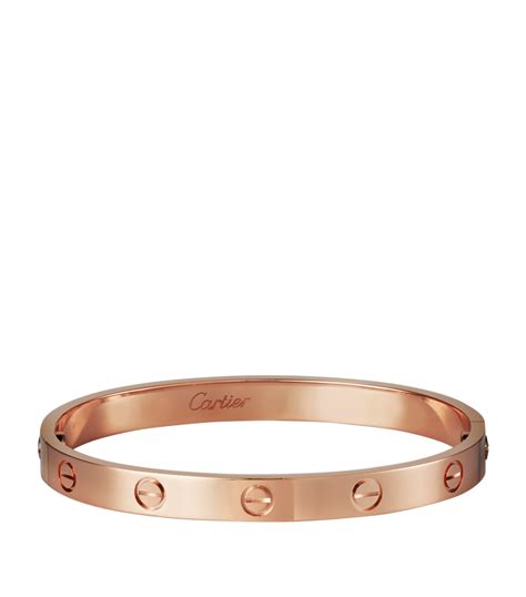 cartier gold rose|rose gold cartier bracelet price.